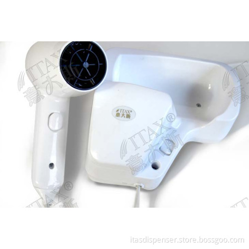 ITAX X-7737 wall-mounted ABS plastic high speed Skin Dryer Hotel bathroom home bathroom hair dryer dry skin hanging wall hanging
